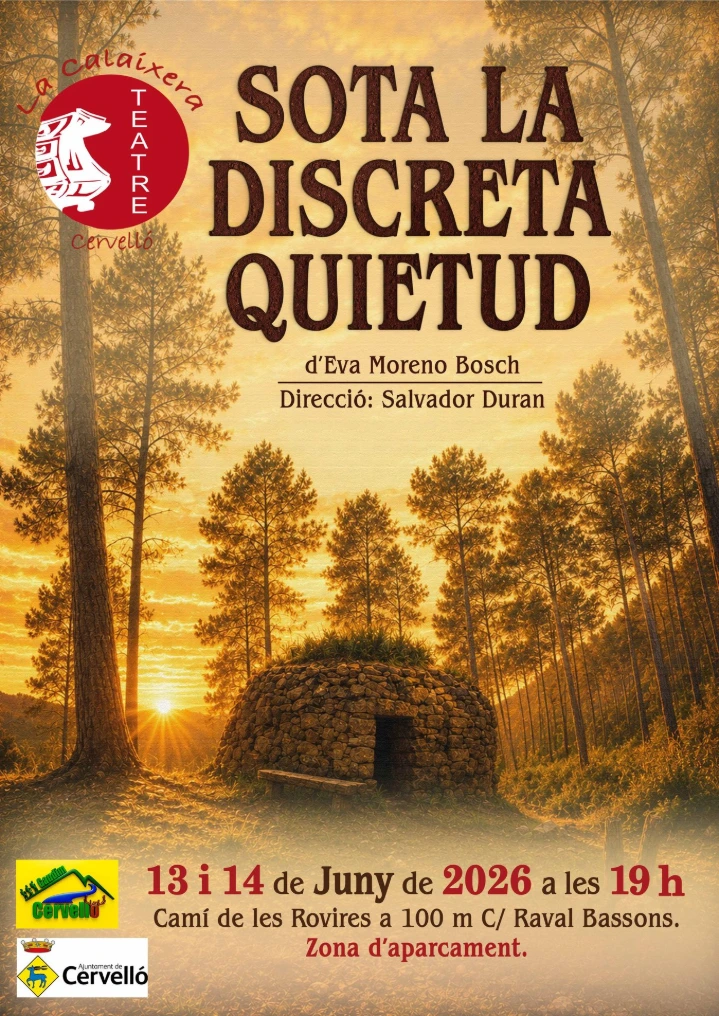 cartell sota la discreta quietud